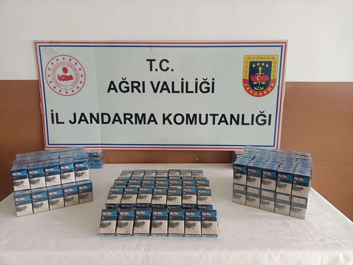 Ağrı'da Kaçak Sigara Operasyonu: 950 Paket Ele Geçirildi